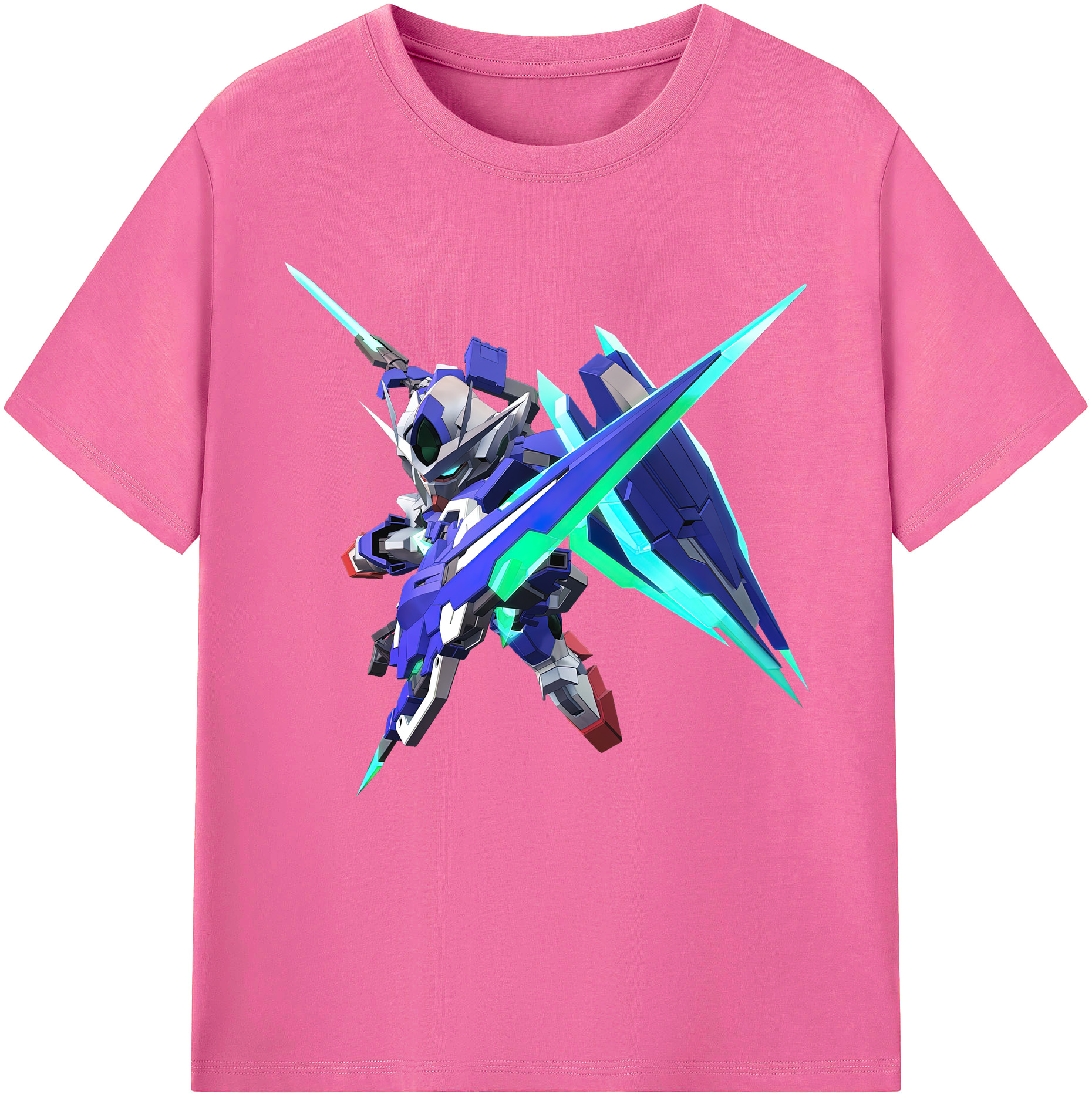 （画像用） 機動戦士ガンダム Mobile Suit Gundam レディースカジュアルプリントTシャツ（綿100％）